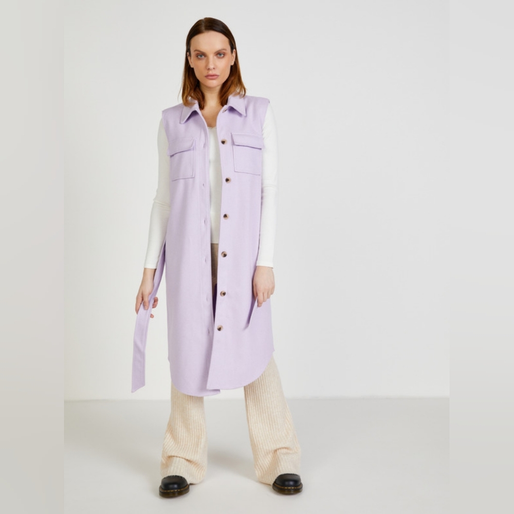 Pieces lavender Haven vest